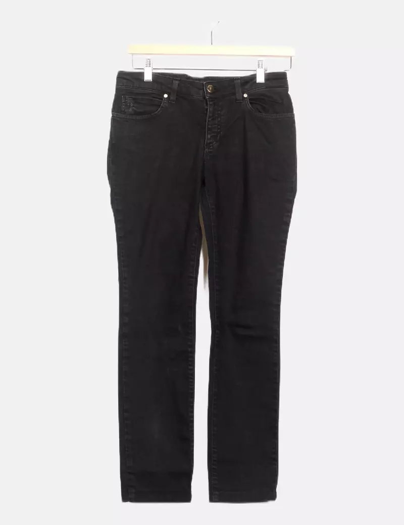 Versace collection Jeans pitillo negro