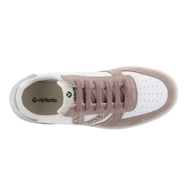 VICTORIA 1129112 Lavanda Deportivo serraje cordones mujer