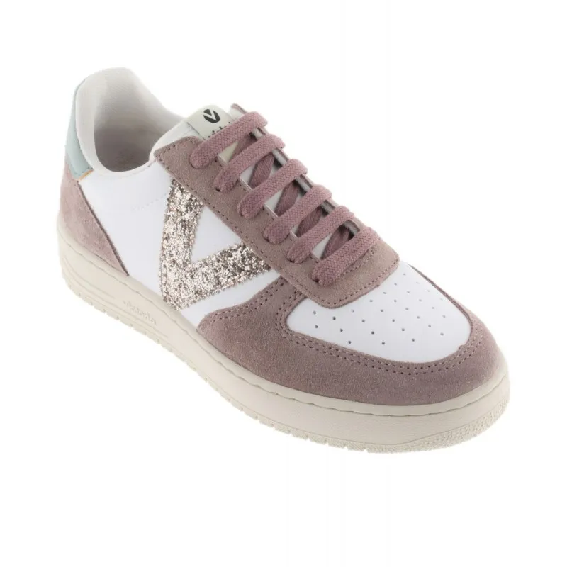 VICTORIA 1129112 Lavanda Deportivo serraje cordones mujer