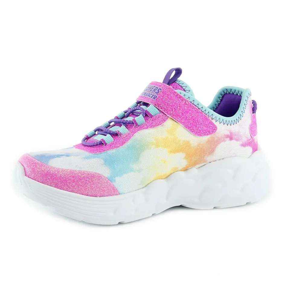 Zapatillas con luces Skechers Rainbow Fucsia