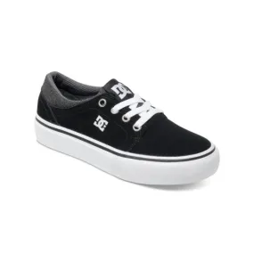 Zapatillas DC Shoes Trase SD Black White Grey Niño