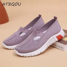 Zapatillas de verano de maya para mujer, z