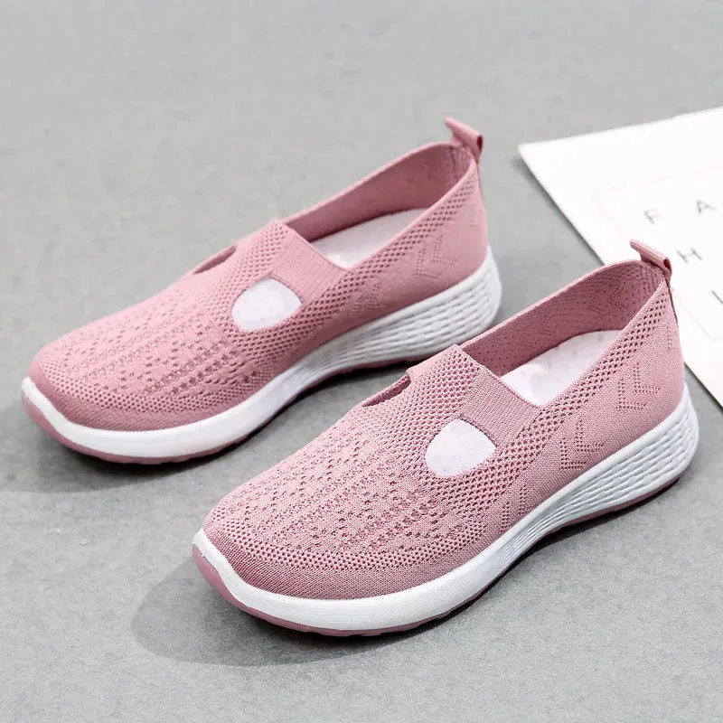 Zapatillas de verano de maya para mujer, z