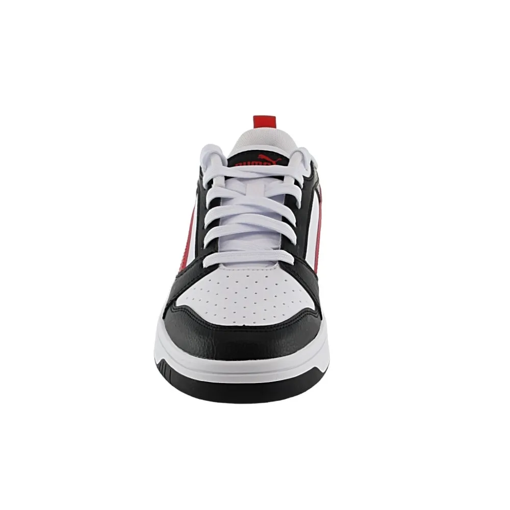 Zapatillas Puma Rebound V6 Blanco-Rojo-Negro