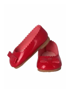 Zapatos Muñeca Mariquita Pérez Rojos - Vinilo 50Cm.