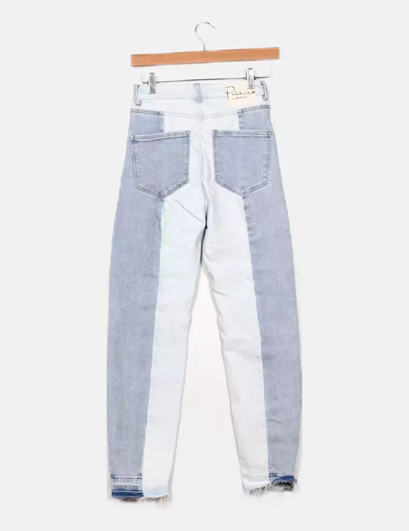 Zara Jeans bicolor b