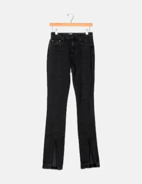 Zara Jeans negro aberturas