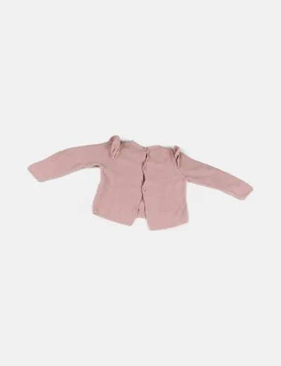 Zara Jersey rosa volantes